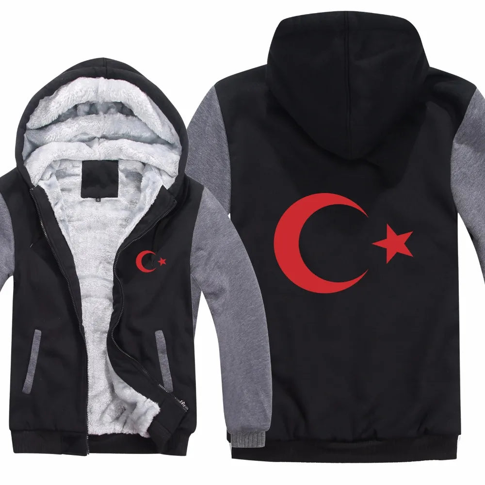 Turkey Winter Hoodie 🔥🇹🇷🧥 | Représente La Turquie Même En Hiver