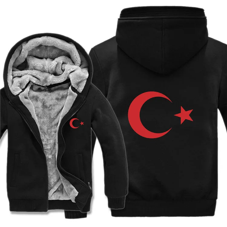 Turkey Winter Hoodie 🔥🇹🇷🧥 | Représente La Turquie Même En Hiver