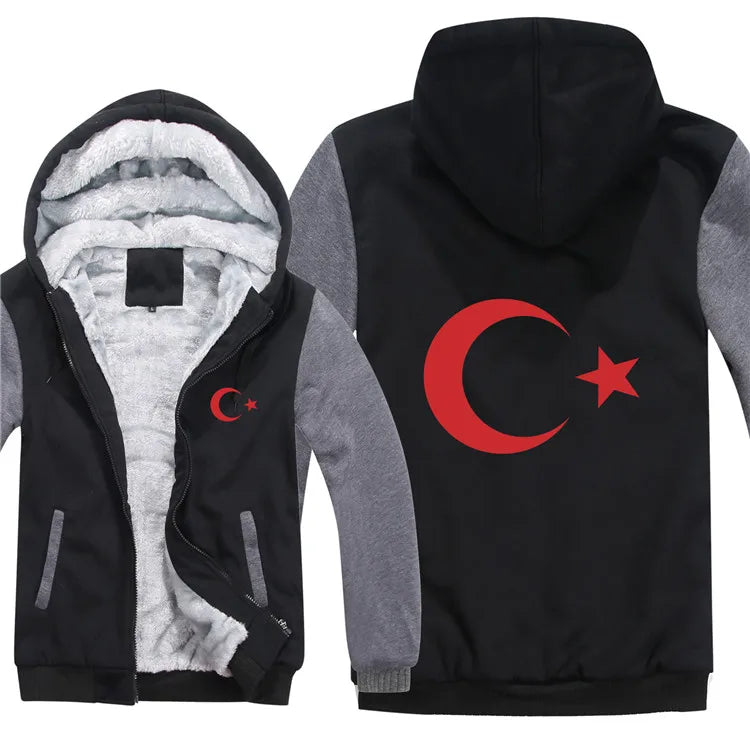 Turkey Winter Hoodie 🔥🇹🇷🧥 | Représente La Turquie Même En Hiver