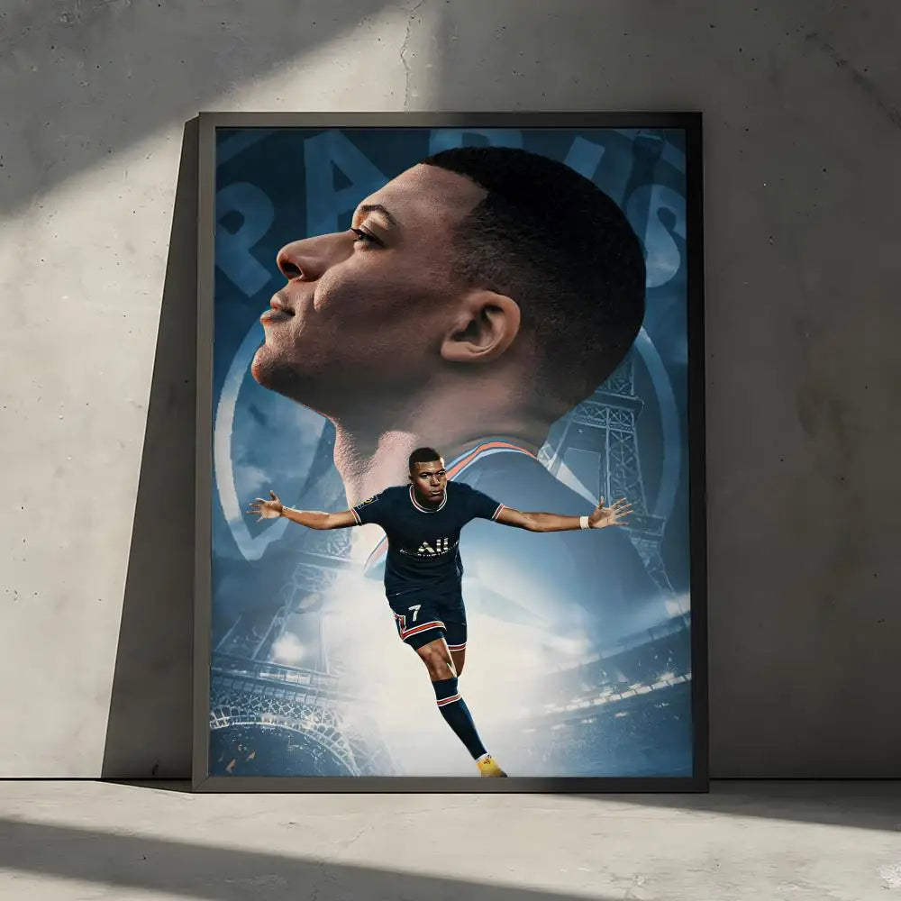 Mbappé Speed Wall Art 🔥⚡🇫🇷 | La Vitesse d'une Star Sur Ton Mur