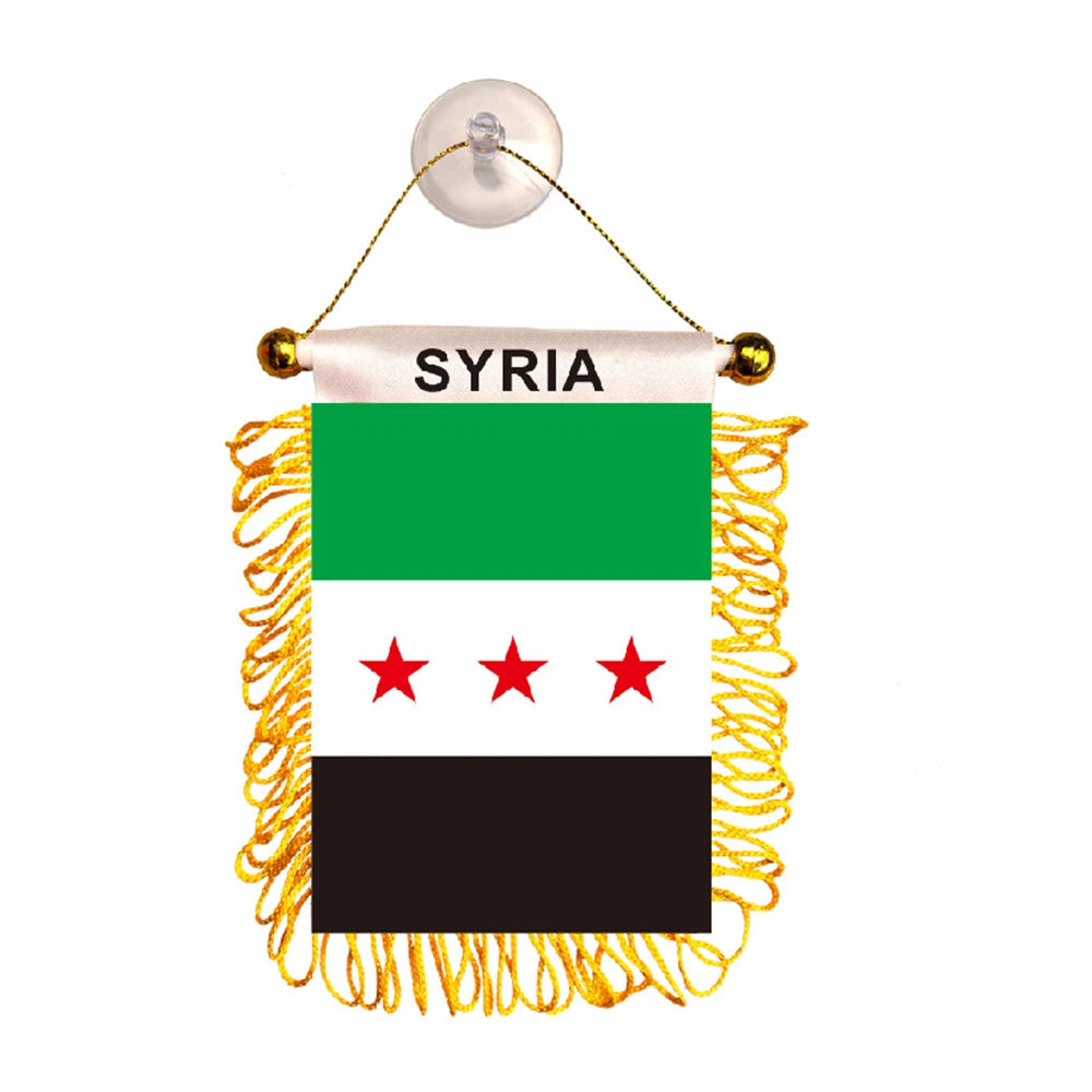 Syria Mini Flag 🇸🇾🔥🏳️ | Décore Ton Espace Avec Fierté