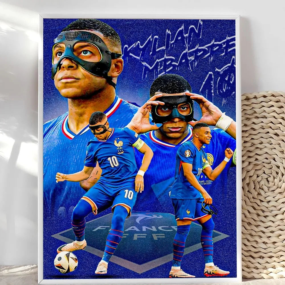Mbappé Speed Wall Art 🔥⚡🇫🇷 | La Vitesse d'un Champion Sur Ton Mur