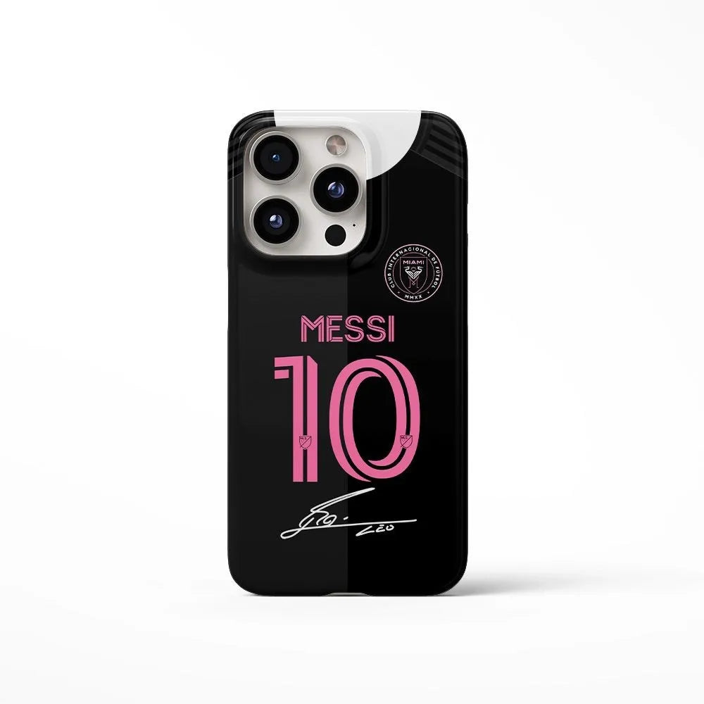 Messi Gloss Elite 🔥📱⚽ | Coque iPhone Fan Messi Finition Brillante – iPhone 11→17 | 2 Coloris