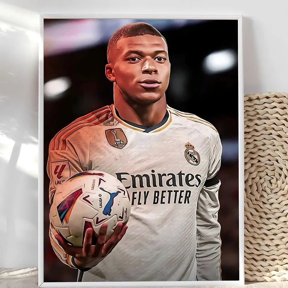 Mbappé Speed Wall Art 🔥⚡🇫🇷 | La Vitesse d'un Champion Sur Ton Mur