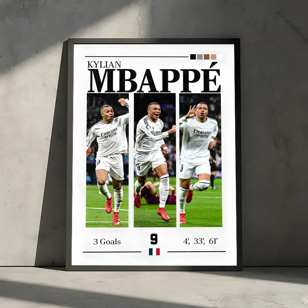 Mbappé Speed Wall Art 🔥⚡🇫🇷 | La Vitesse d'une Star Sur Ton Mur
