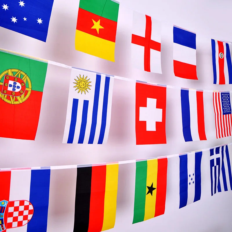 World Flags Festival Banner 🔥🌍🚩 | L'Ambiance Internationale Parfaite