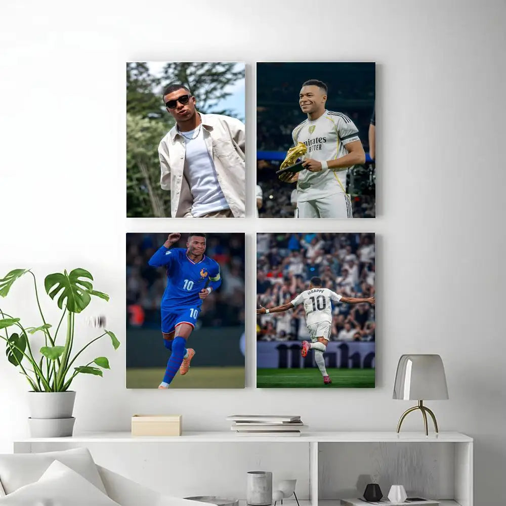 Kylian Mbappé Wall Art 🔥⚽ | Poster Football Premium — 10 Designs, 5 Formats Sans Cadre