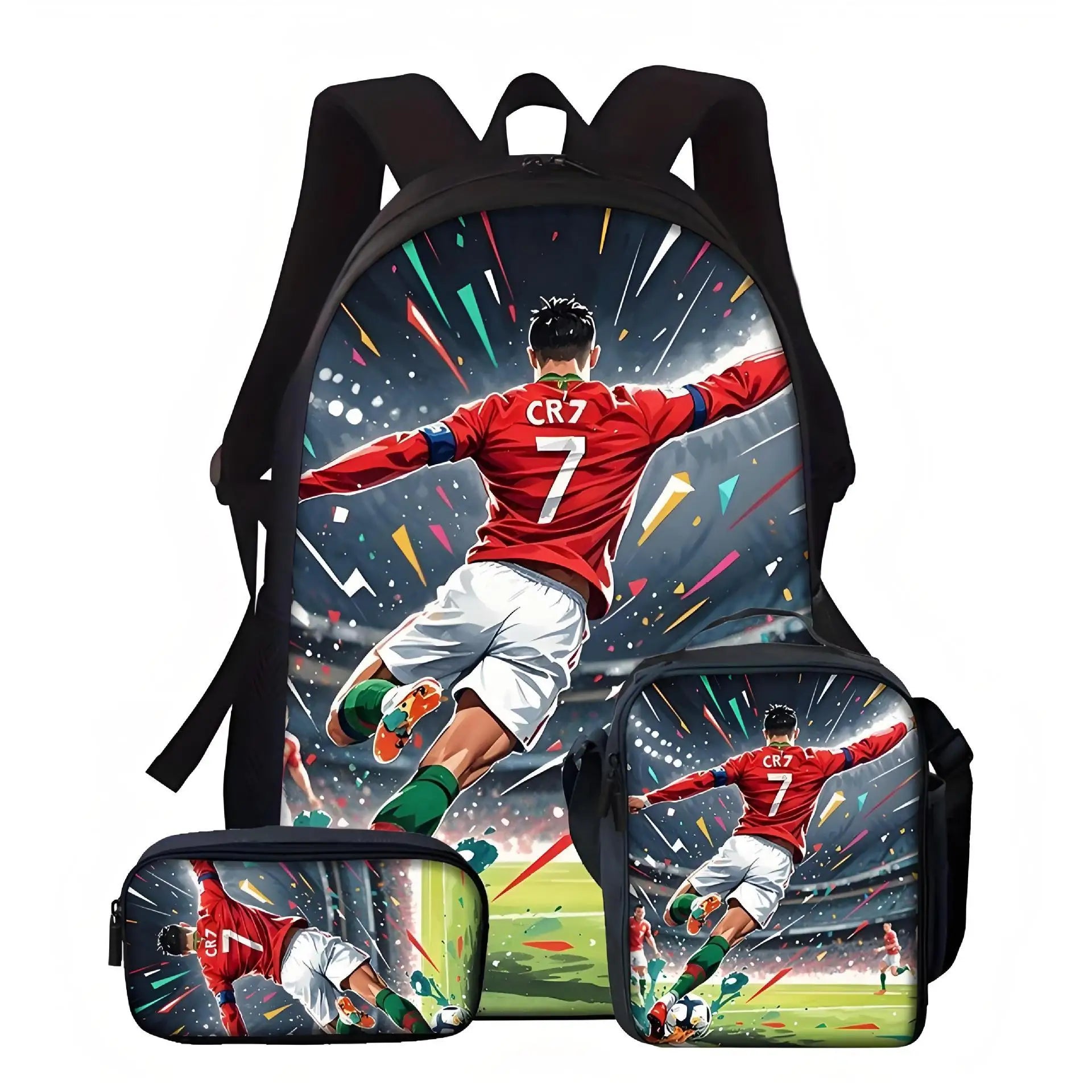 ⚽🔥 Le pack scolaire CR7 complet ! | 3 pièces pour l’école 🎒