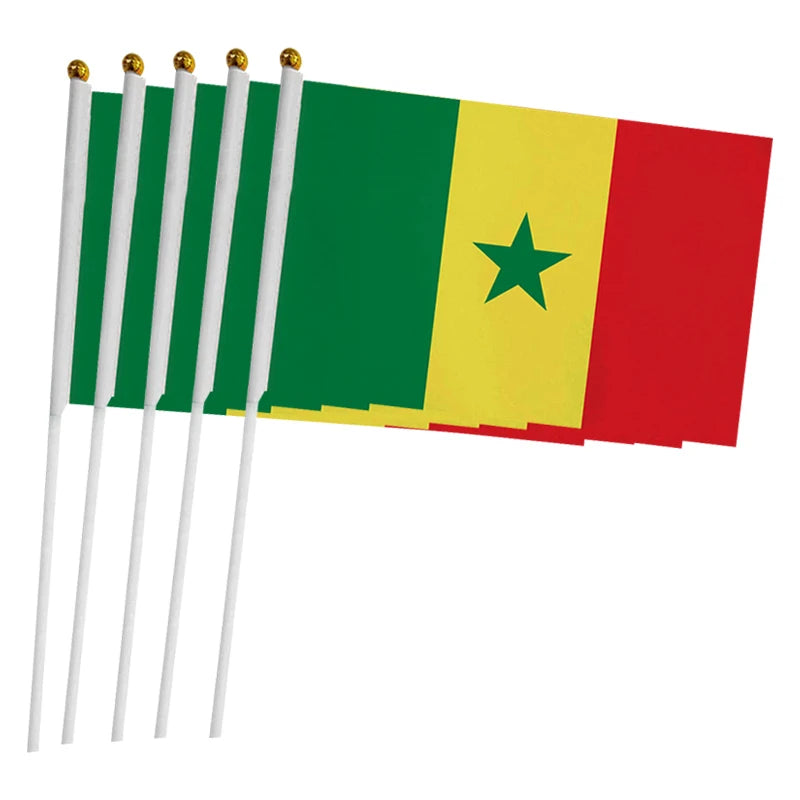 Senegal Hand Flags 🔥🇸🇳🚩 | Fais Vibrer Les Couleurs Du Sénégal