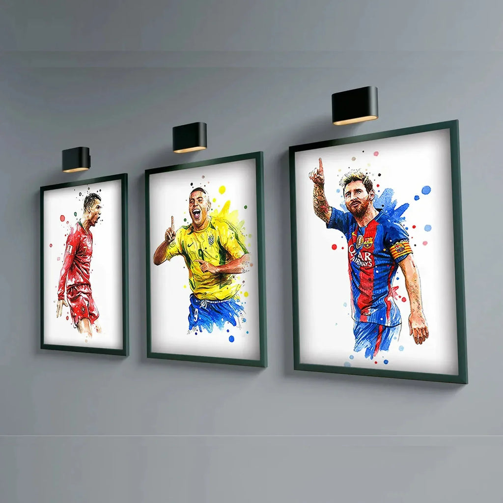 Watercolor Football Art 🔥🎨⚽ | Quand Le Football Devient Une Œuvre D'Art