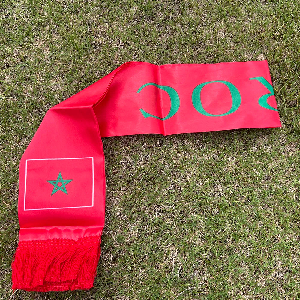 Morocco Scarf Flag 2026 🔥🇲🇦 | Montre Ta Fierté Marocaine