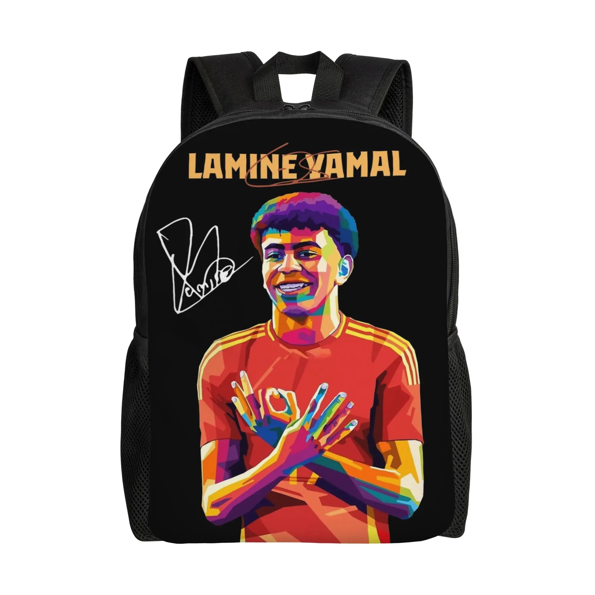 🎒⚽ Sac à Dos Lamine Yamal Soccer 19 | 24 Coloris | École Sport Voyage | Polyester Résistant | Unisexe