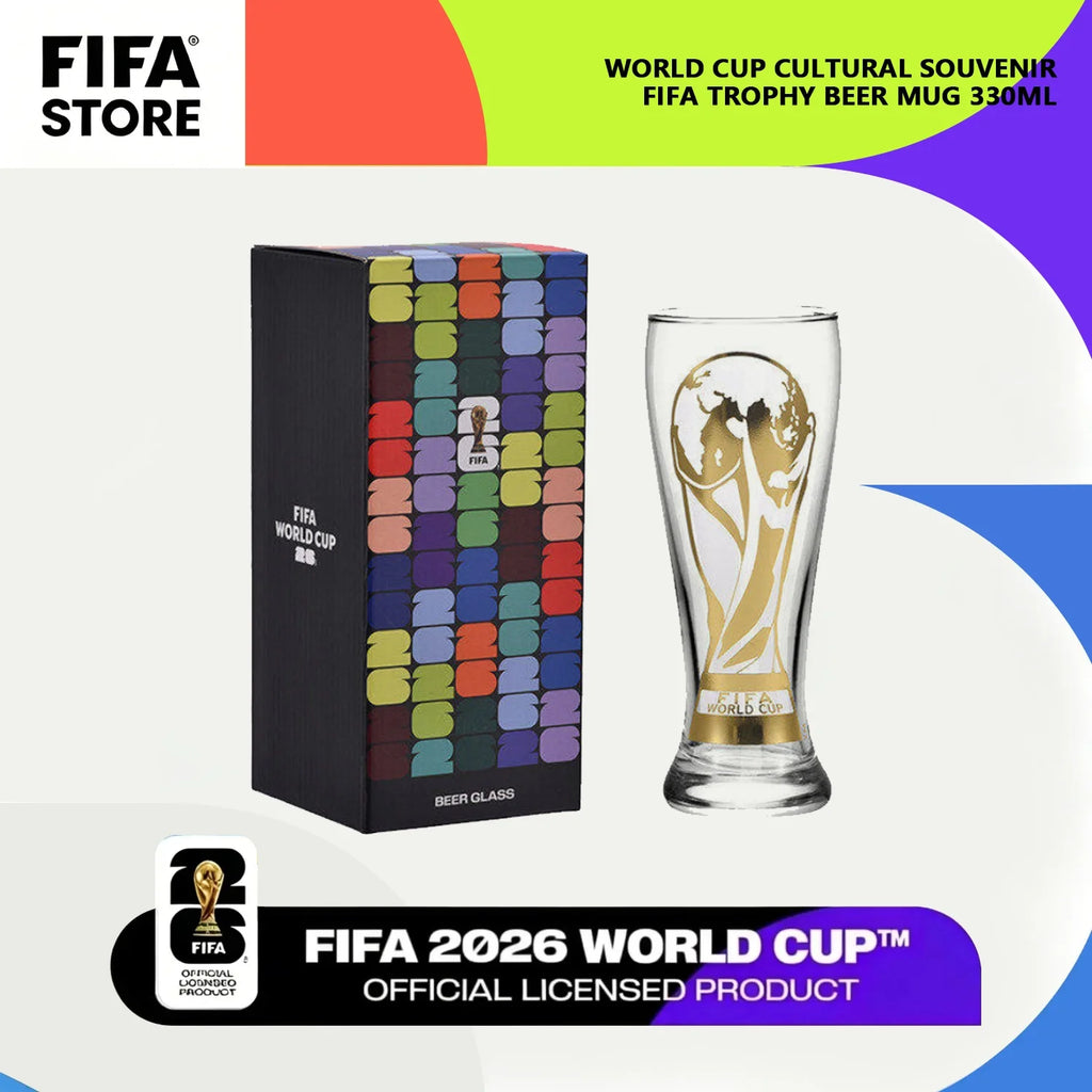 Verre Trophée Hercules 🏆 - 330ml | Coupe du Monde FIFA 2026 | Souvenir Collector