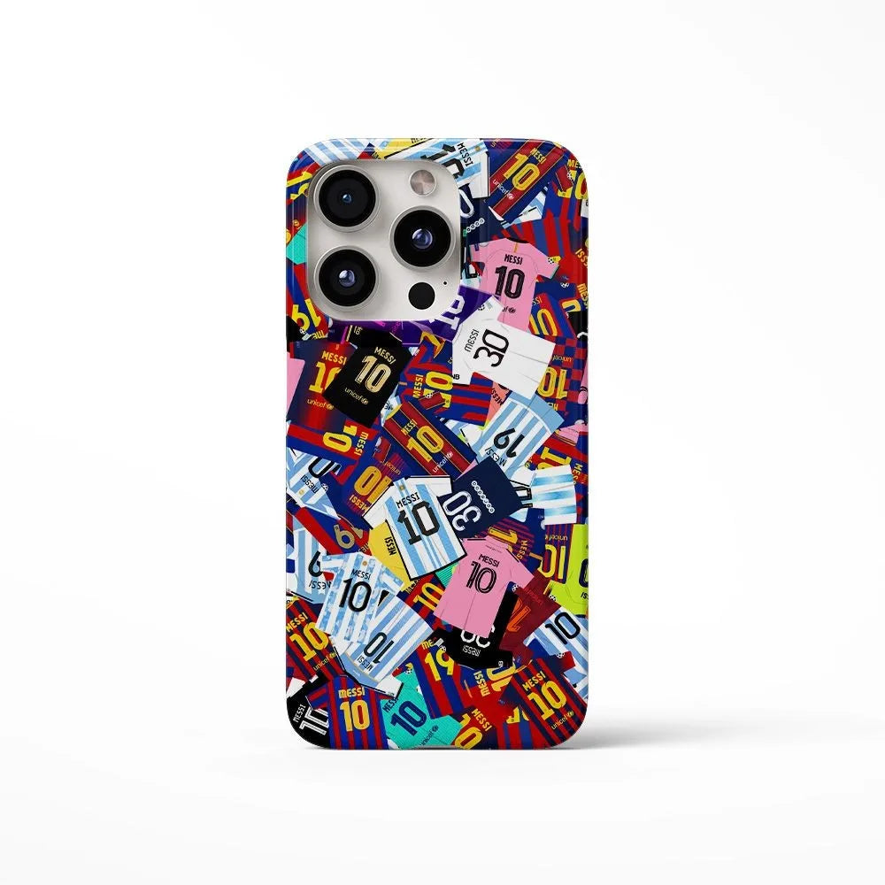 Messi Gloss Elite 🔥📱⚽ | Coque iPhone Fan Messi Finition Brillante – iPhone 11→17 | 2 Coloris