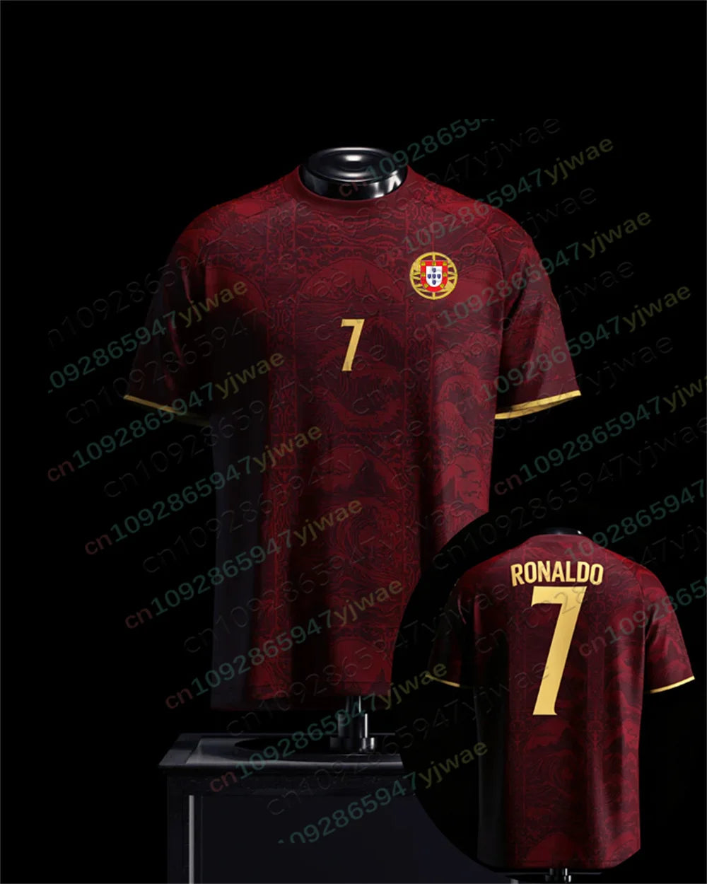 Maillot Ronaldo CR7 Édition Fan 2026 | Séchage Rapide | XXS à 6XL | 2 Coloris