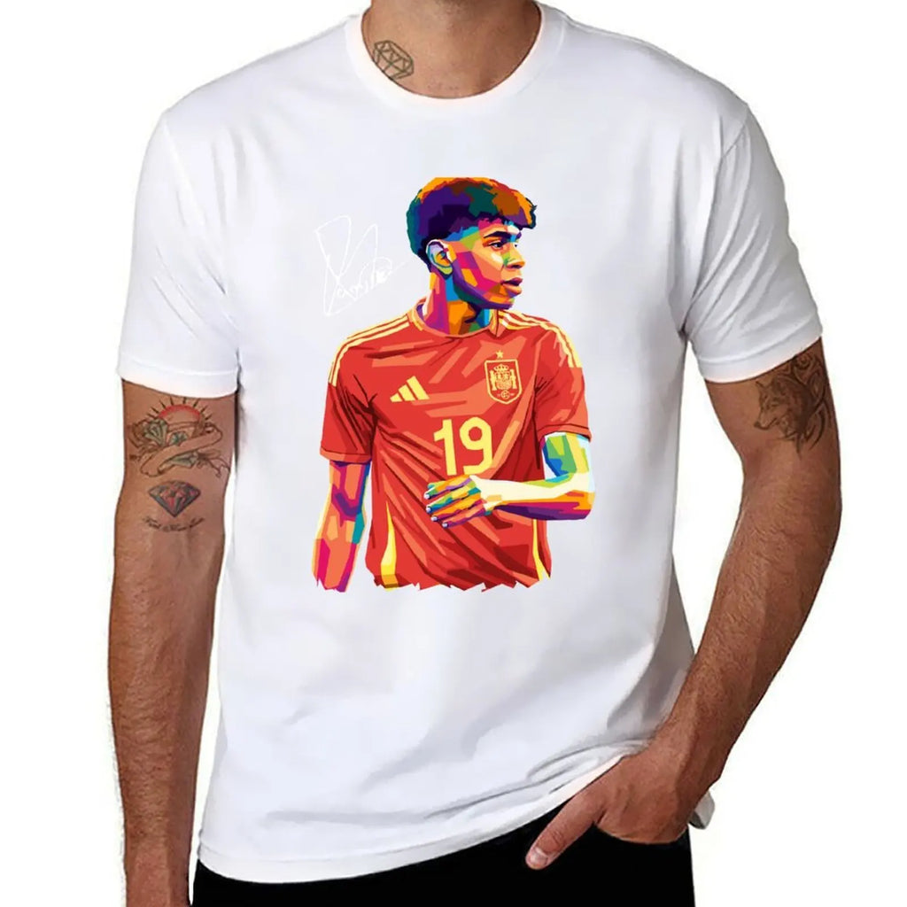 Yamal Pop Art 🔥⚽ | T-Shirt Football Stylé pour Fans de Barça