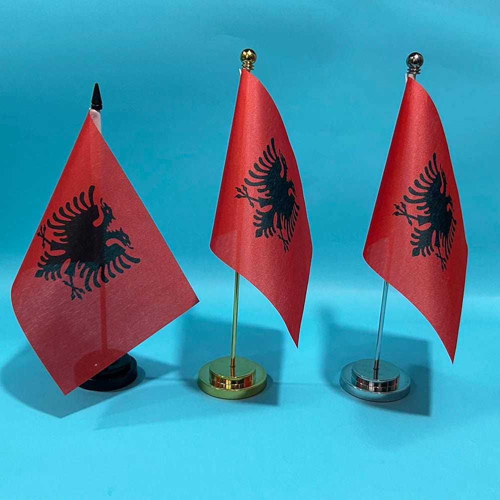 Albania Desk Flag 🔥🇦🇱 | Affiche Tes Origines Avec Fierté