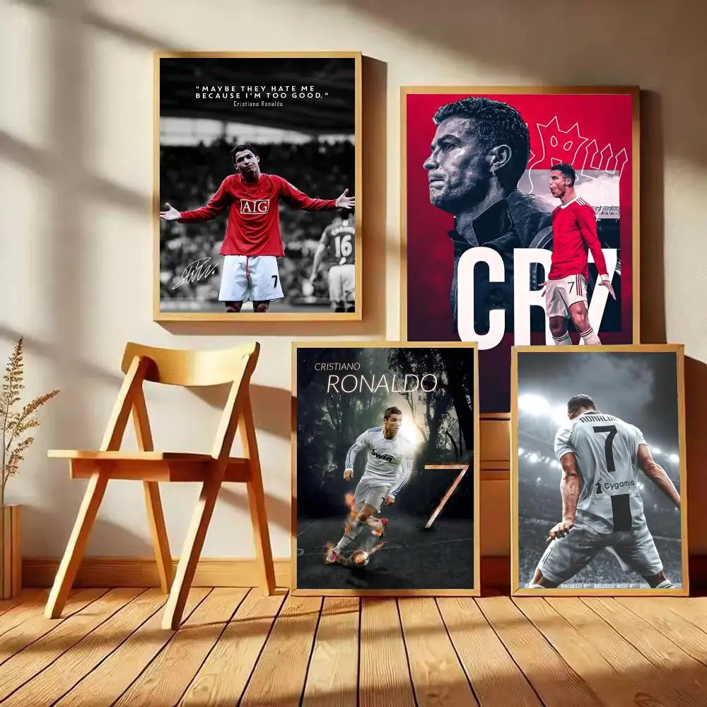 Ronaldo GOAT Wall Art 🔥🐐⚽ | La Légende Sur Ton Mur