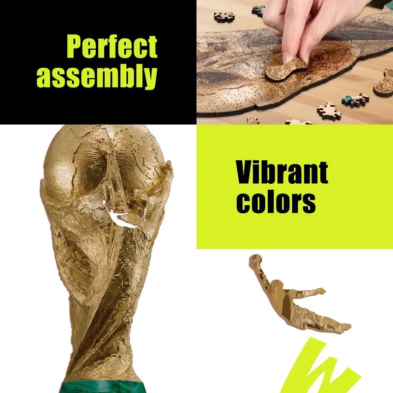 Puzzle FIFA 2026 🧩🔥 | Carte USA Canada Mexique en Bois 3D