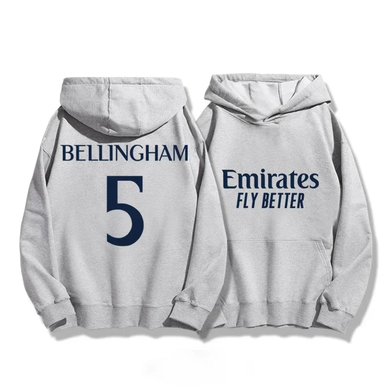 Hoodie Football 🧥⚽🔥 | Style Madrid 7 & 10 | Polaire Chaud | Tailles M à XXXL