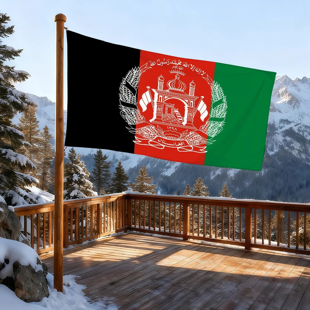 🇦🇫 Transforme ton espace ! | Drapeau Afghanistan Décoratif Ultra Stylé 🔥