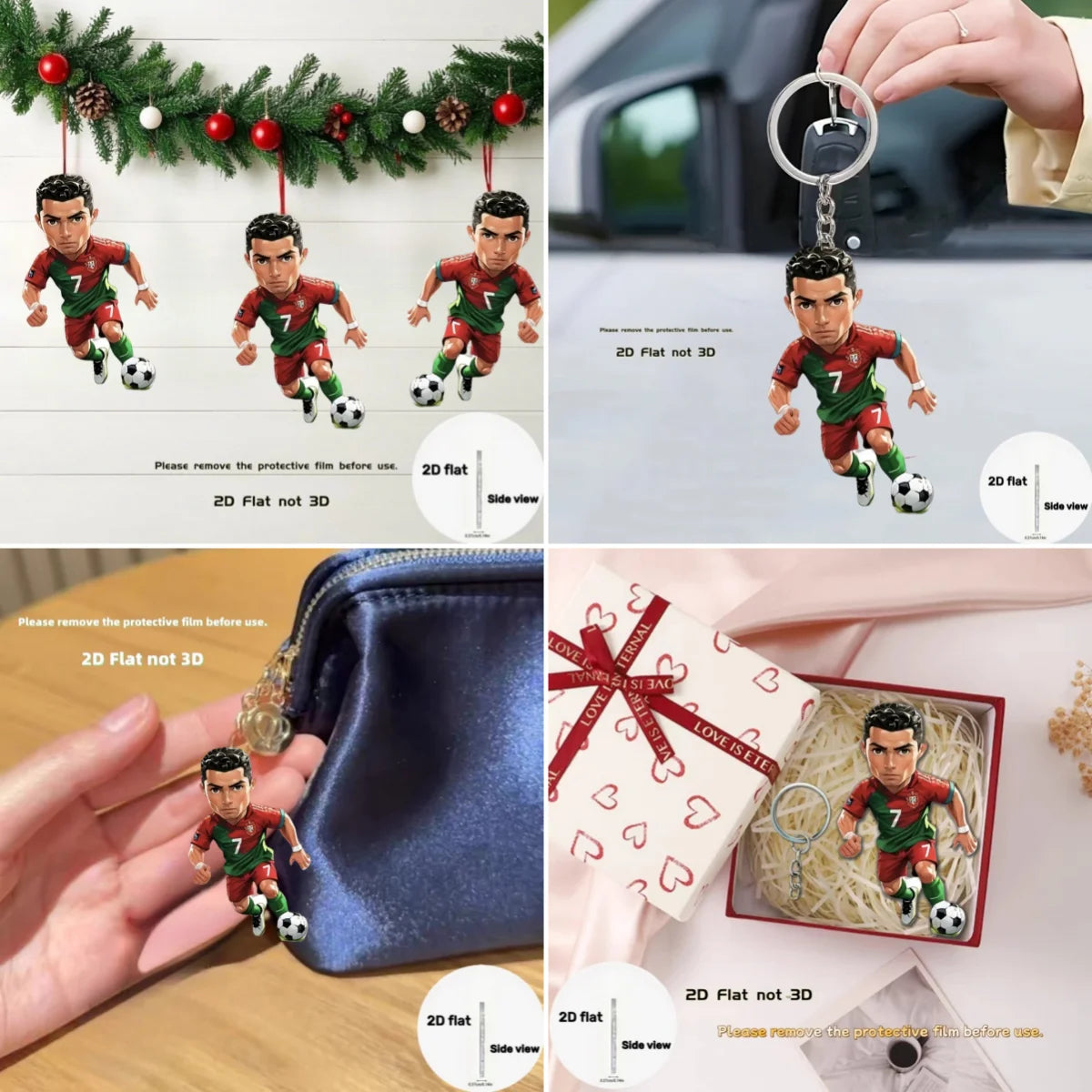 CR7 Acrylic Keychain