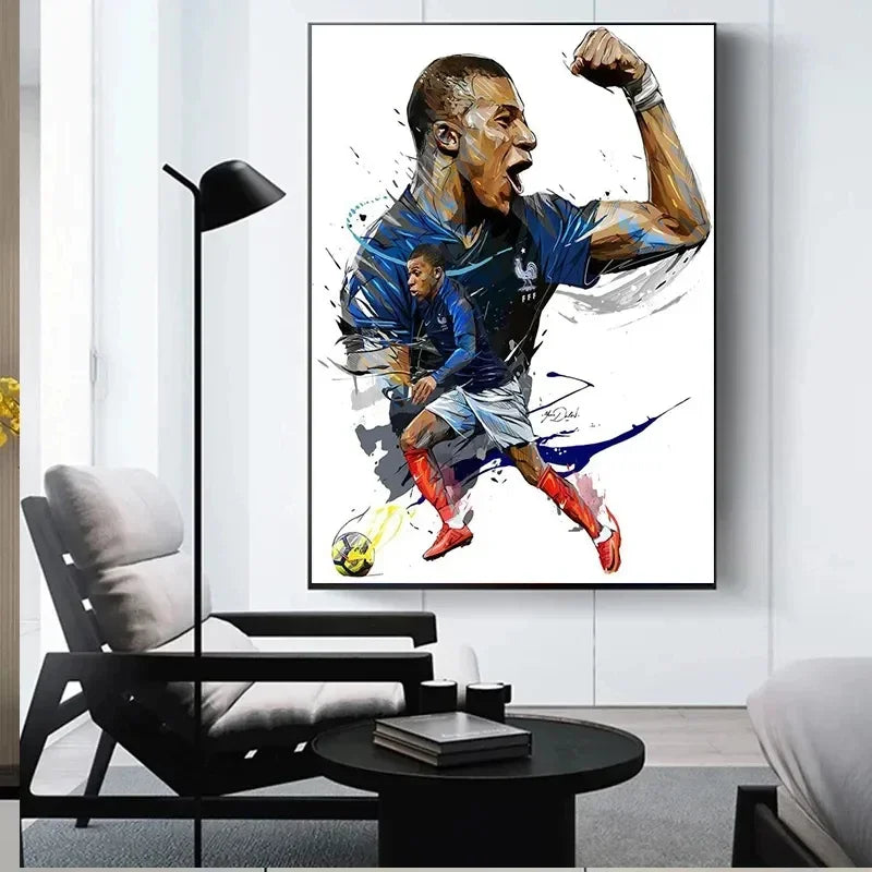 Watercolor Football Art 🔥🎨⚽ | Quand Le Football Devient Une Œuvre D'Art