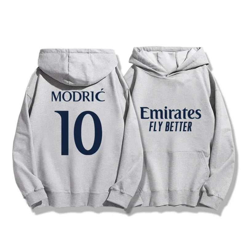 Hoodie Football 🧥⚽🔥 | Style Madrid 7 & 10 | Polaire Chaud | Tailles M à XXXL