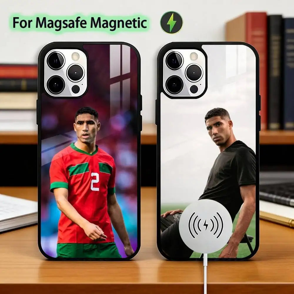 Hakimi Case 🔥⚽ | Coque iPhone MagSafe Footballeur Style Premium