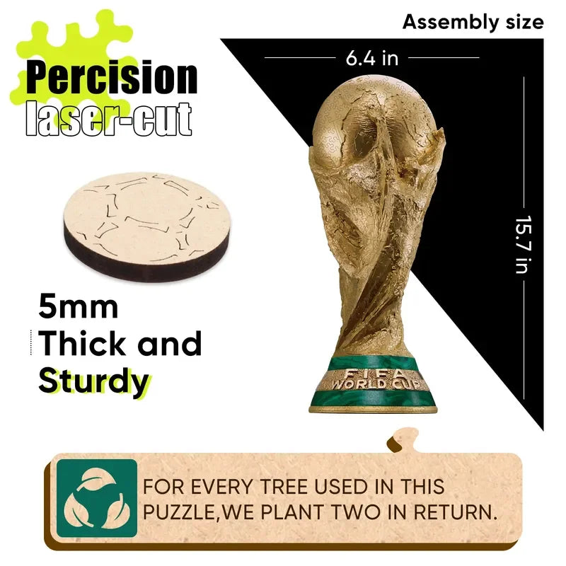Puzzle FIFA 2026 🧩🔥 | Carte USA Canada Mexique en Bois 3D