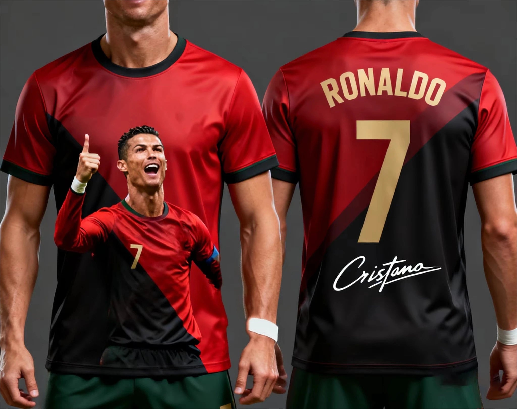 CR7 Redline Jersey 🔥🔴⚽ | L'Énergie de la Légende