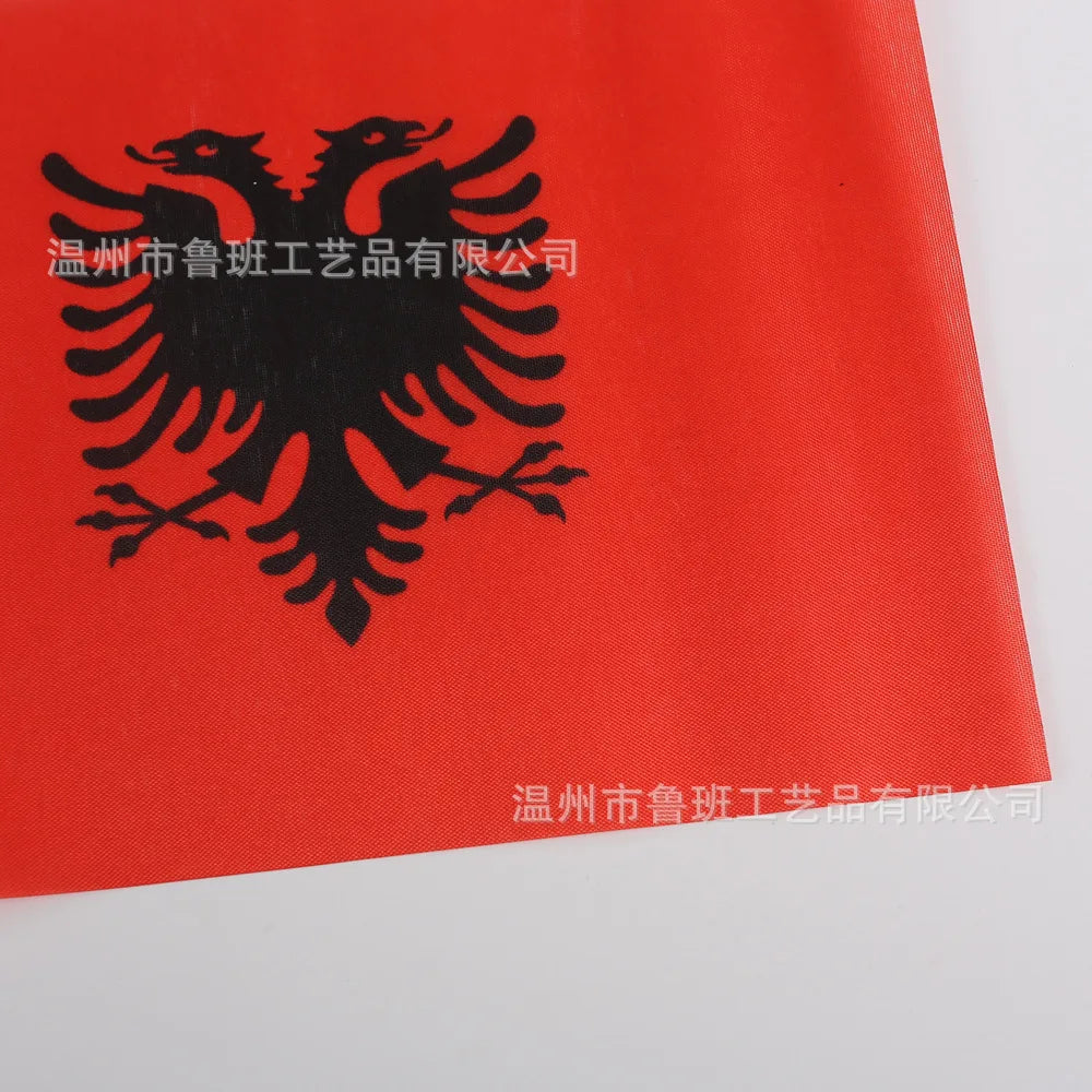 Albania Hand Flag 🔥🇦🇱 | Fais Vibrer Les Couleurs De L'Albanie
