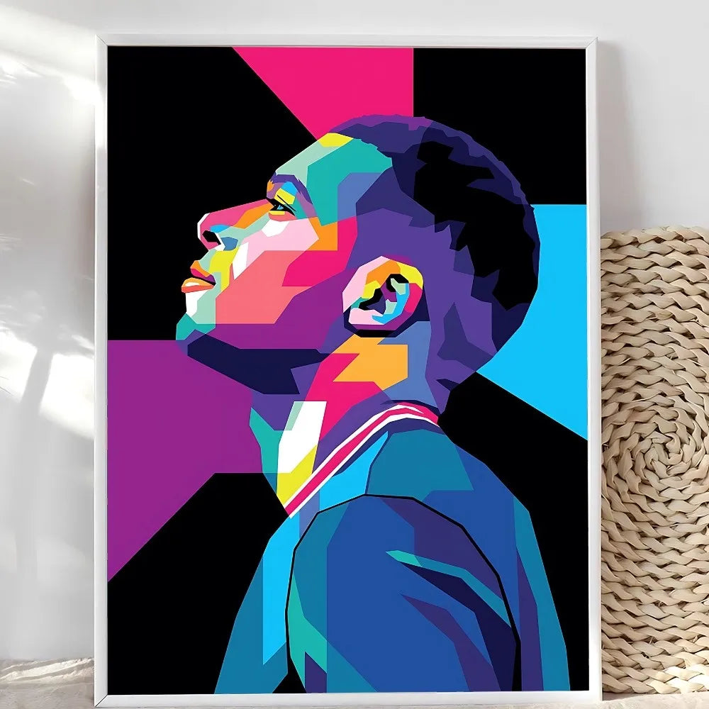 Mbappé Speed Wall Art 🔥⚡🇫🇷 | La Vitesse d'un Champion Sur Ton Mur