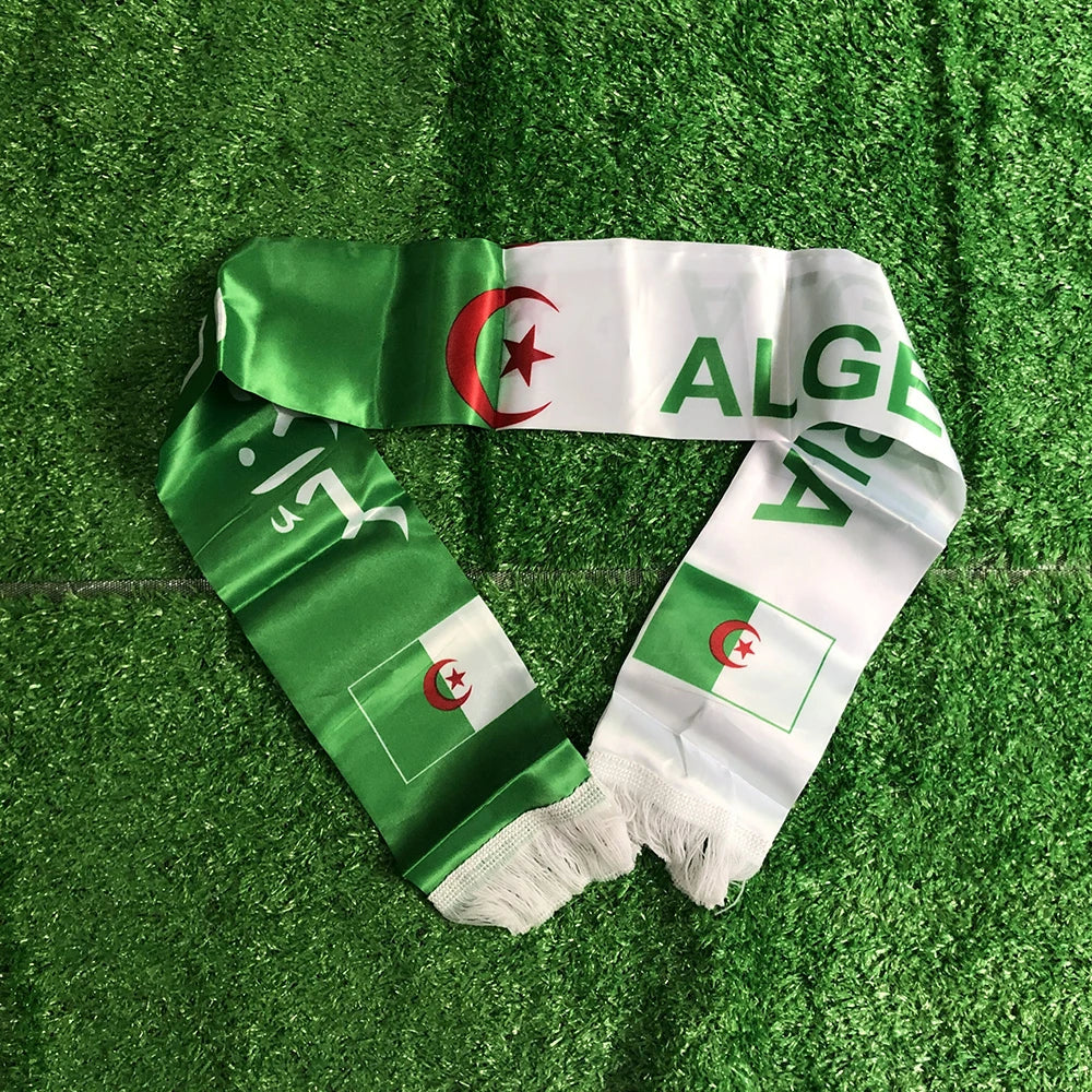 🇩🇿 Montre ta fierté en mode supporter ! | Écharpe Algérie 🔥