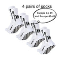 ⚽🧦 Chaussettes Football TC Mid Tube | Pack 4 Paires | Anti-Dérapantes & Respirantes | Entraînement & Match