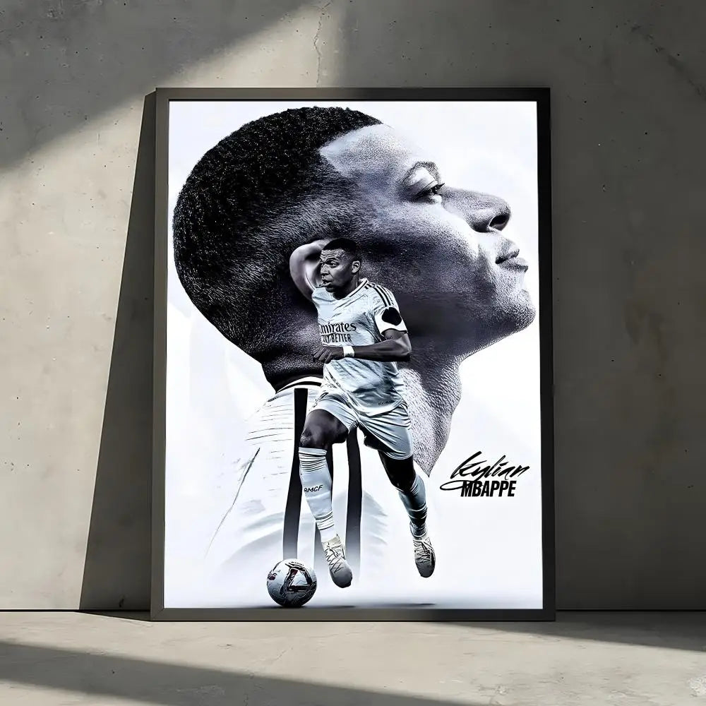 Mbappé Speed Wall Art 🔥⚡🇫🇷 | La Vitesse d'une Star Sur Ton Mur