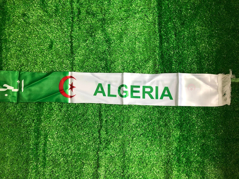 🇩🇿 Montre ta fierté en mode supporter ! | Écharpe Algérie 🔥