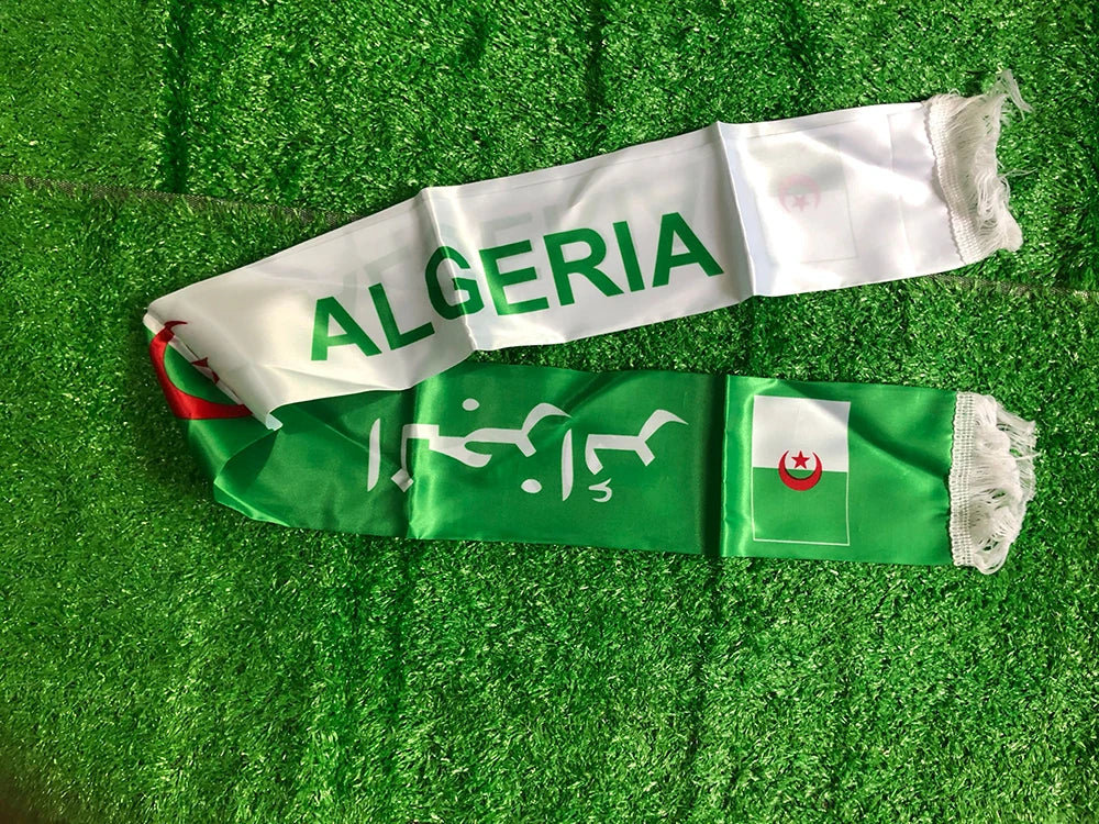 🇩🇿 Montre ta fierté en mode supporter ! | Écharpe Algérie 🔥