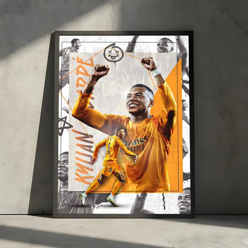Mbappé Speed Wall Art 🔥⚡🇫🇷 | La Vitesse d'une Star Sur Ton Mur