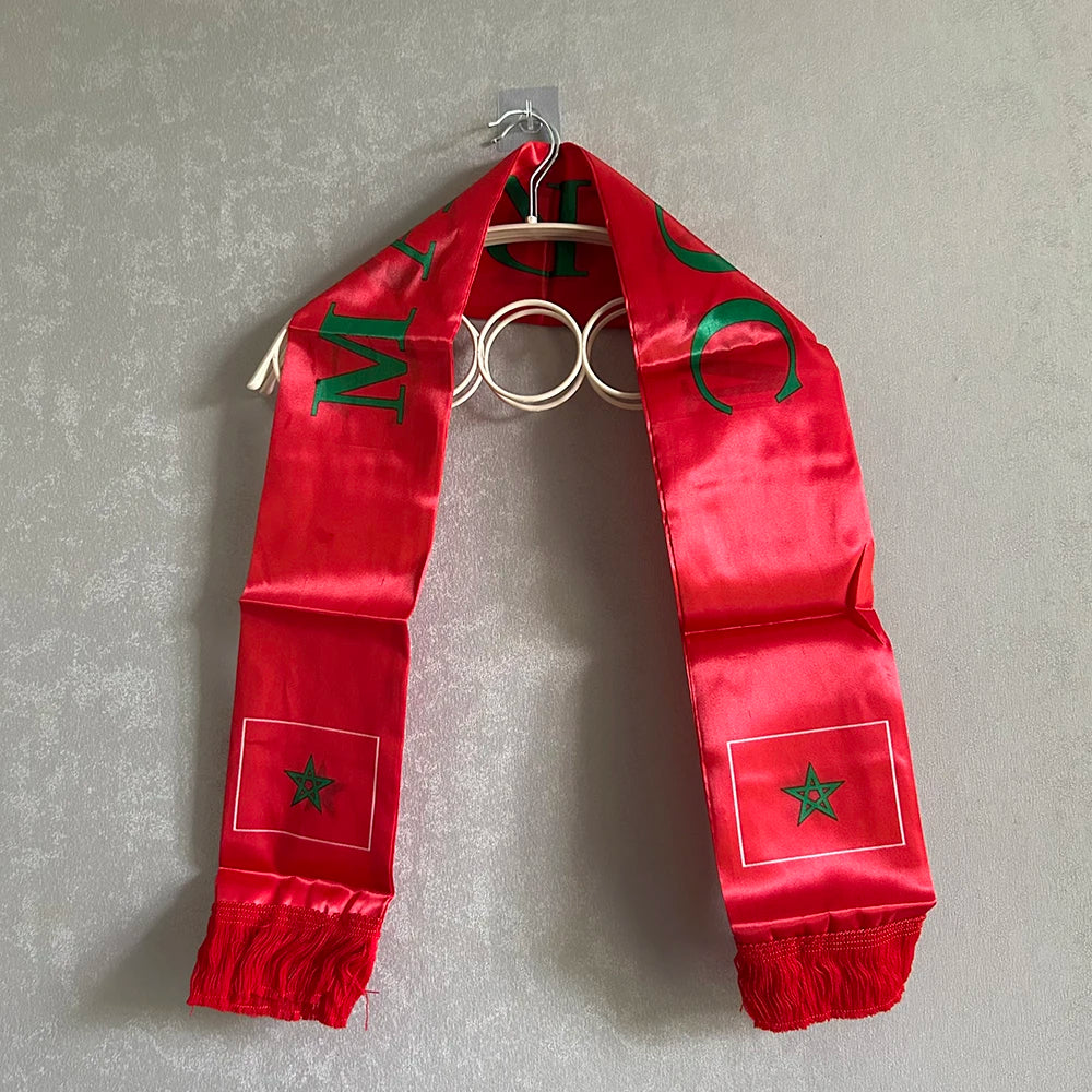 Morocco Scarf Flag 2026 🔥🇲🇦 | Montre Ta Fierté Marocaine