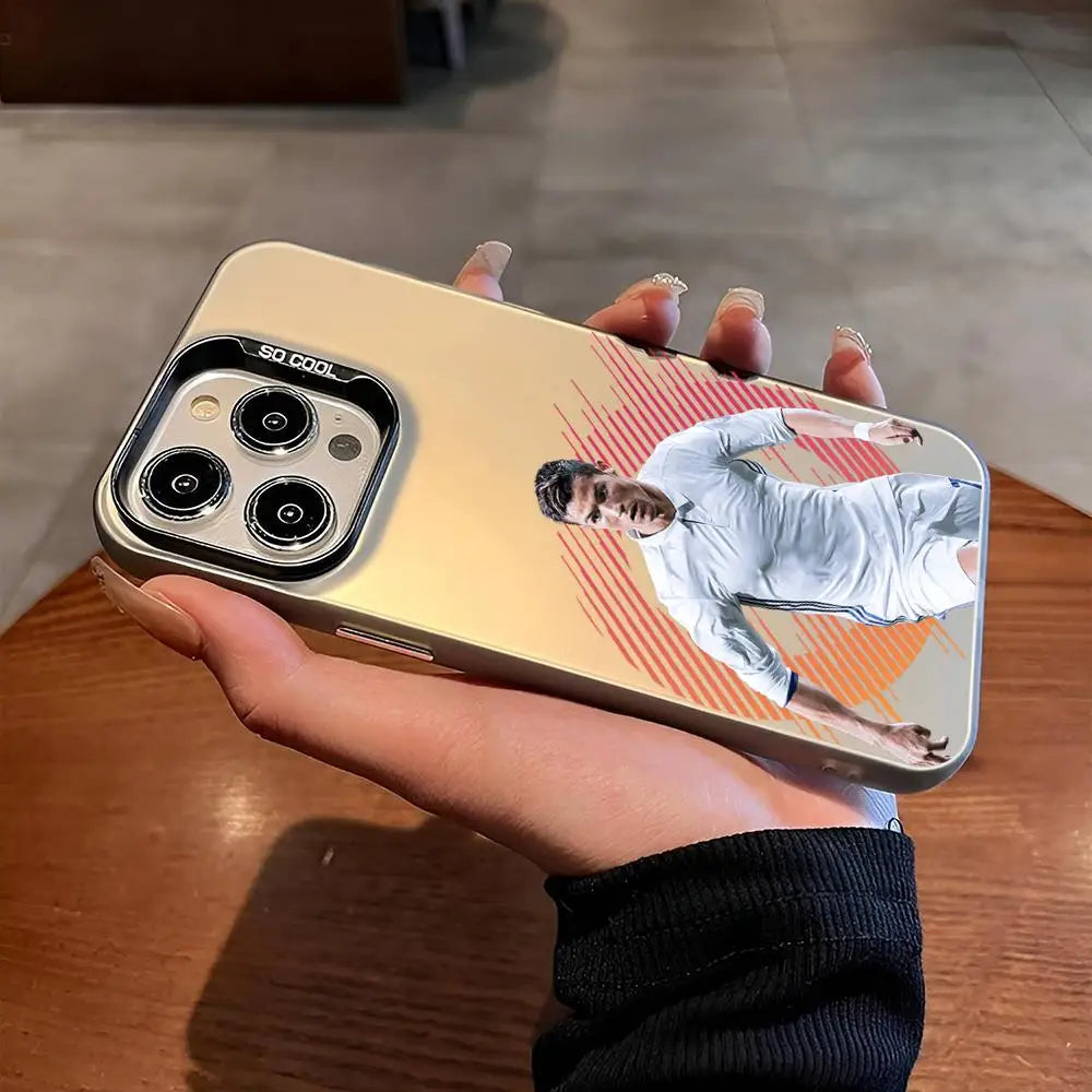 CR7 Power Keychain 🔥📱⚽ | Coque Samsung Galaxy Fan CR7 Silicone + TPU Double Couche – Série A | 4 Designs