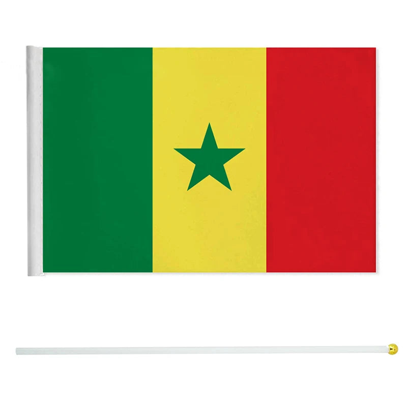 Senegal Hand Flags 🔥🇸🇳🚩 | Fais Vibrer Les Couleurs Du Sénégal