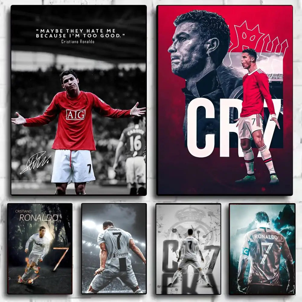 Ronaldo GOAT Wall Art 🔥🐐⚽ | La Légende Sur Ton Mur