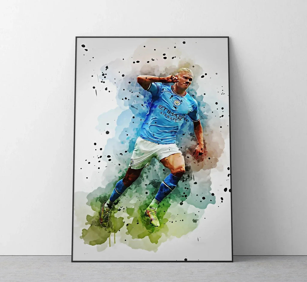 Watercolor Football Art 🔥🎨⚽ | Quand Le Football Devient Une Œuvre D'Art
