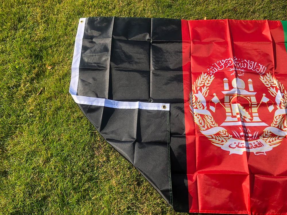 🇦🇫 Affiche Fièrement Tes Couleurs ! | Drapeau Afghanistan Premium 90x150 cm