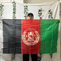 🇦🇫 Affiche Fièrement Tes Couleurs ! | Drapeau Afghanistan Premium 90x150 cm