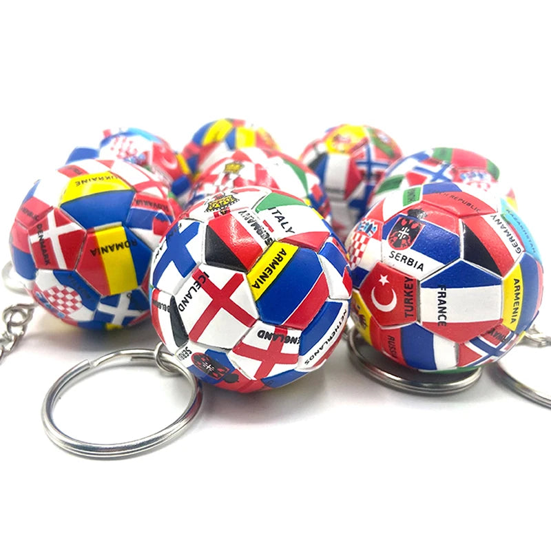 Porte-clés Football 32 Nations ⚽🔥 | Accessoire Sac & Clé Sport Style 2026