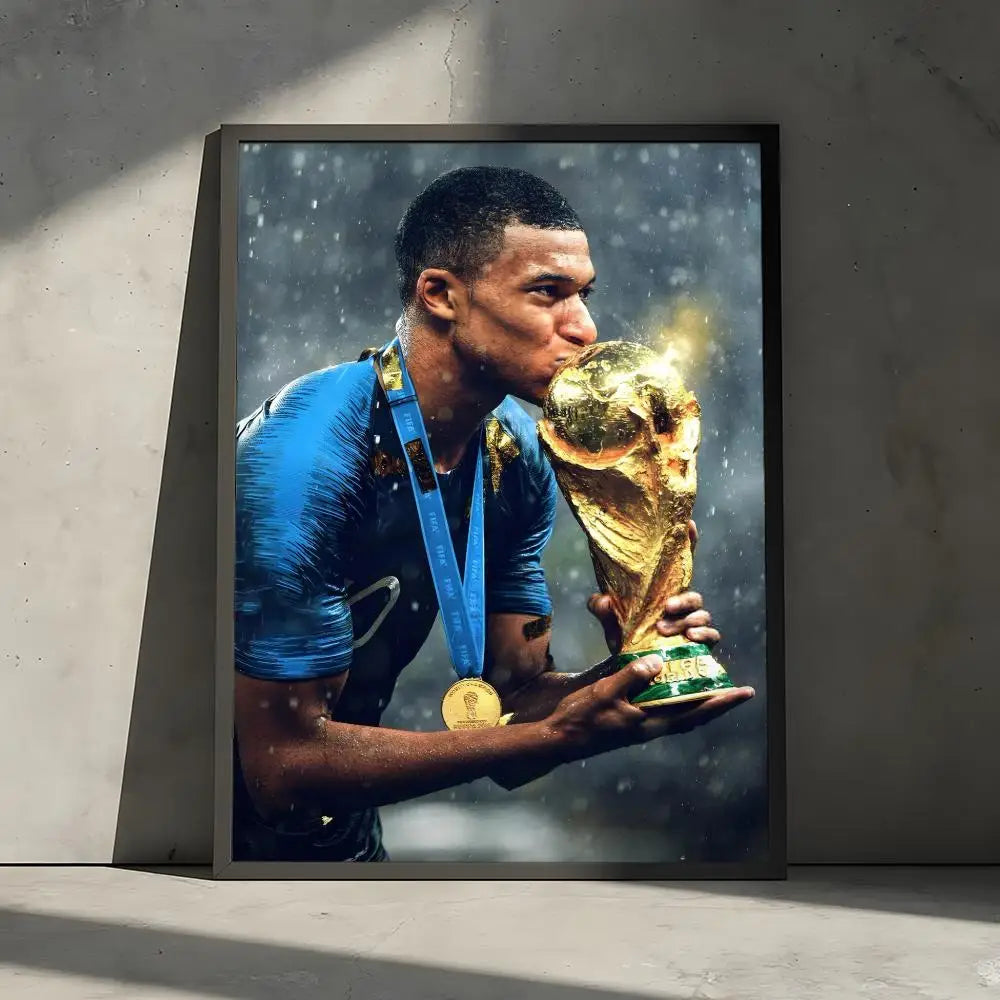 Mbappé Speed Wall Art 🔥⚡🇫🇷 | La Vitesse d'une Star Sur Ton Mur
