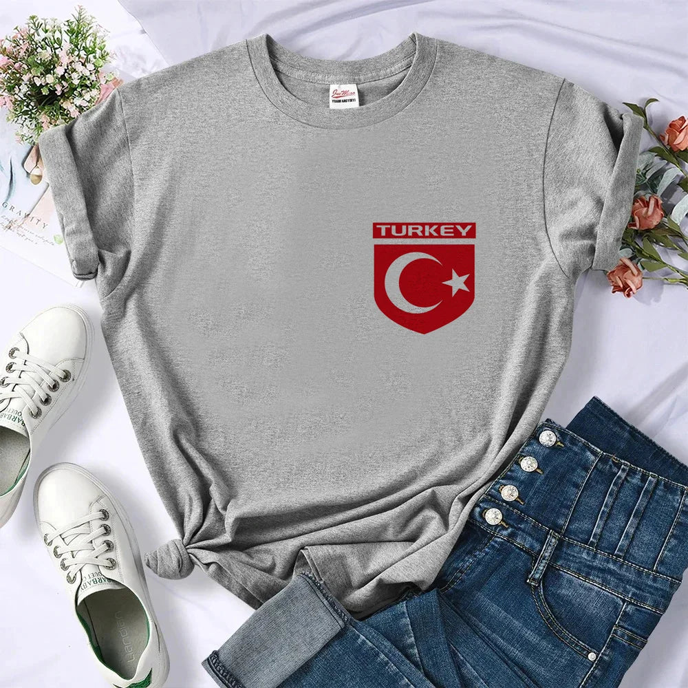 Turkey Casual Tee 🔥🇹🇷👕 | Représente La Turquie Avec Style