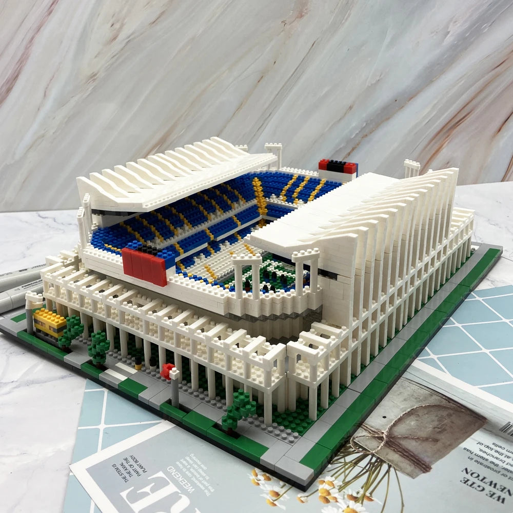 Mini Stade Football 3D 🔥🏙️ | Kit Construction Micro-Briques, 6 Stades, Version LED Disponible